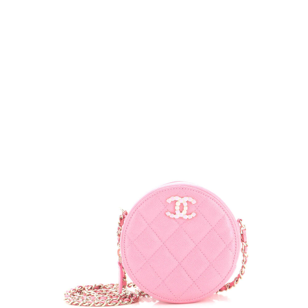 Chanel Round Clutch with Chain